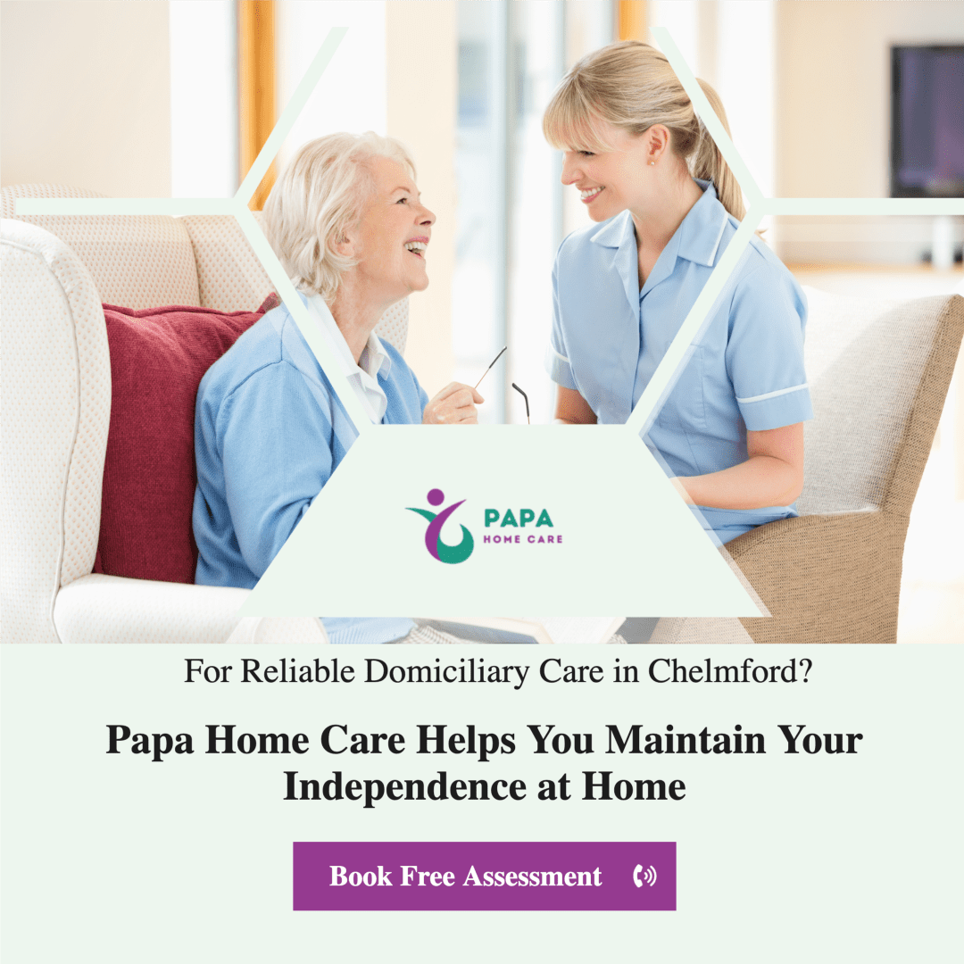 Papa Home Care Domiciliary Services Empower your loved ones to maintain their dignity and independence at home. Our comprehensive home care solutions are tailored to the needs of elderly individuals in Chelmsford and Essex.